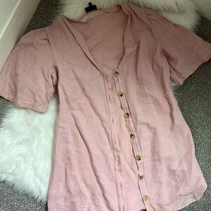Top shop pink dress size 12 used